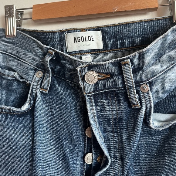 AGOLDE 90'S PINCH WAIST HIGH RISE STRAIGHT Organic Cotton Jeans - 23 - Picture 6 of 10
